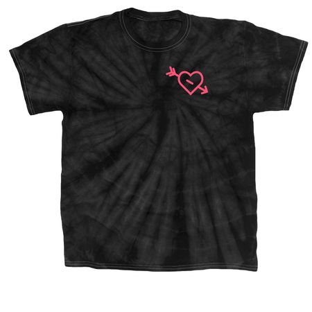 Wrangling Tiny Humans, a Black Classic Tie Dye Tee