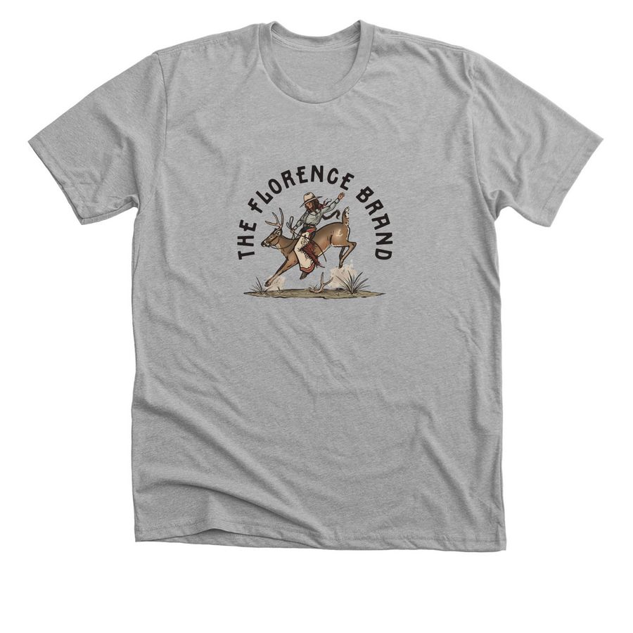 The Florence Brand, a Athletic Heather Premium Unisex Tee