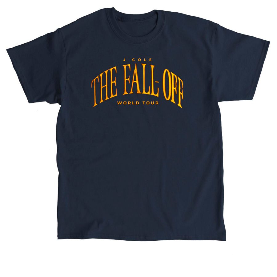 The Fall-Off Tour Merch: J. Cole - The Fall-O, a Navy Classic Unisex Tee