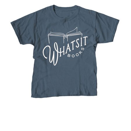 Whatsit Books Merch Shop, a Indigo Youth Unisex Tee