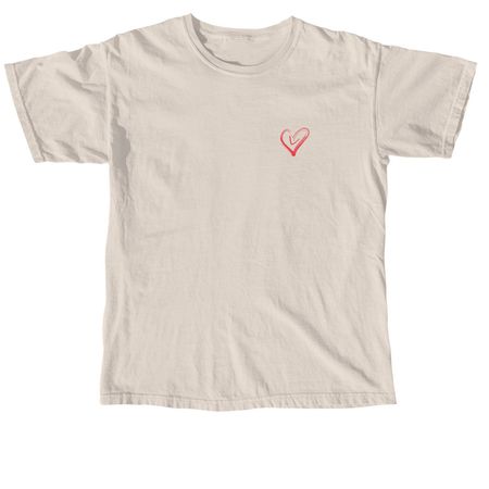 Classic Heart!, a Ivory Comfort Colors Unisex Tee