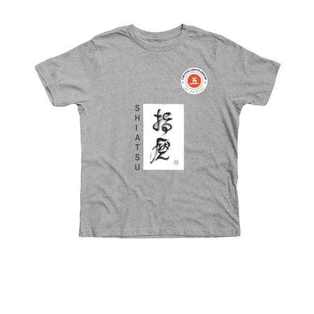 ShiAtsu Calligraphy2, a Athletic Heather Premium Youth Tee