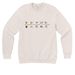 Visiting the Internet, a Heather Dust Premium Raglan Crewneck Sweatshirt