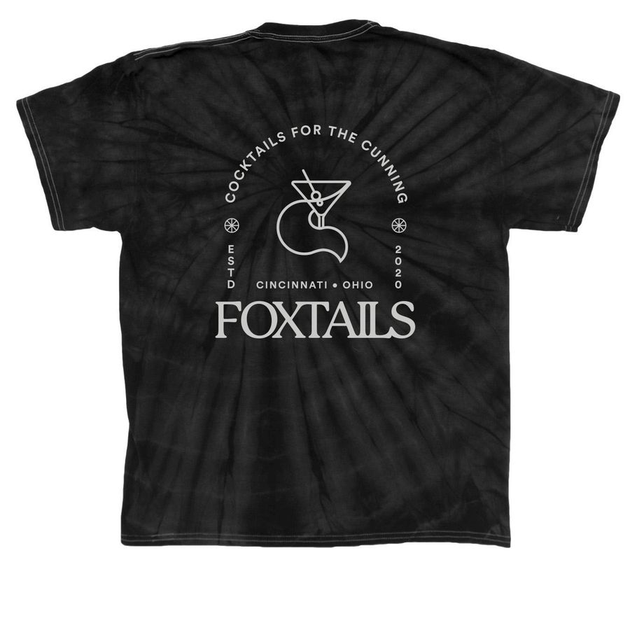 New! Fun colors +, a Black Classic Tie Dye Tee (back-view)