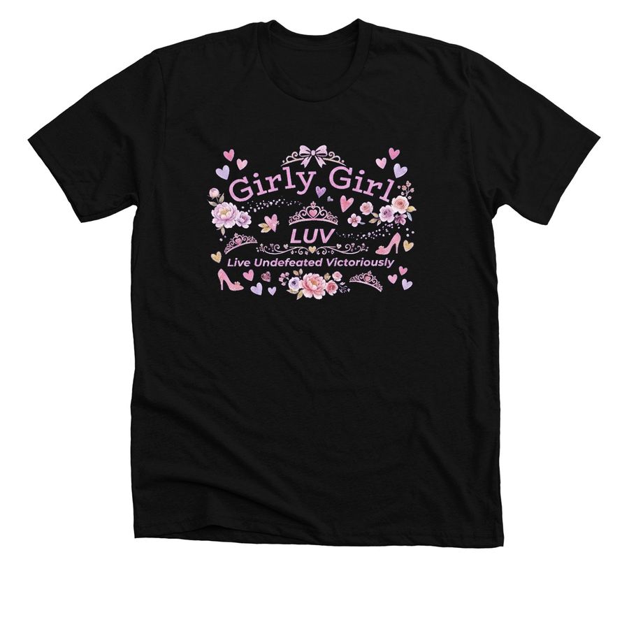 LUV FUN QUOTE SERIES&nbsp;, a Solid Black Blend Premium Unisex Tee