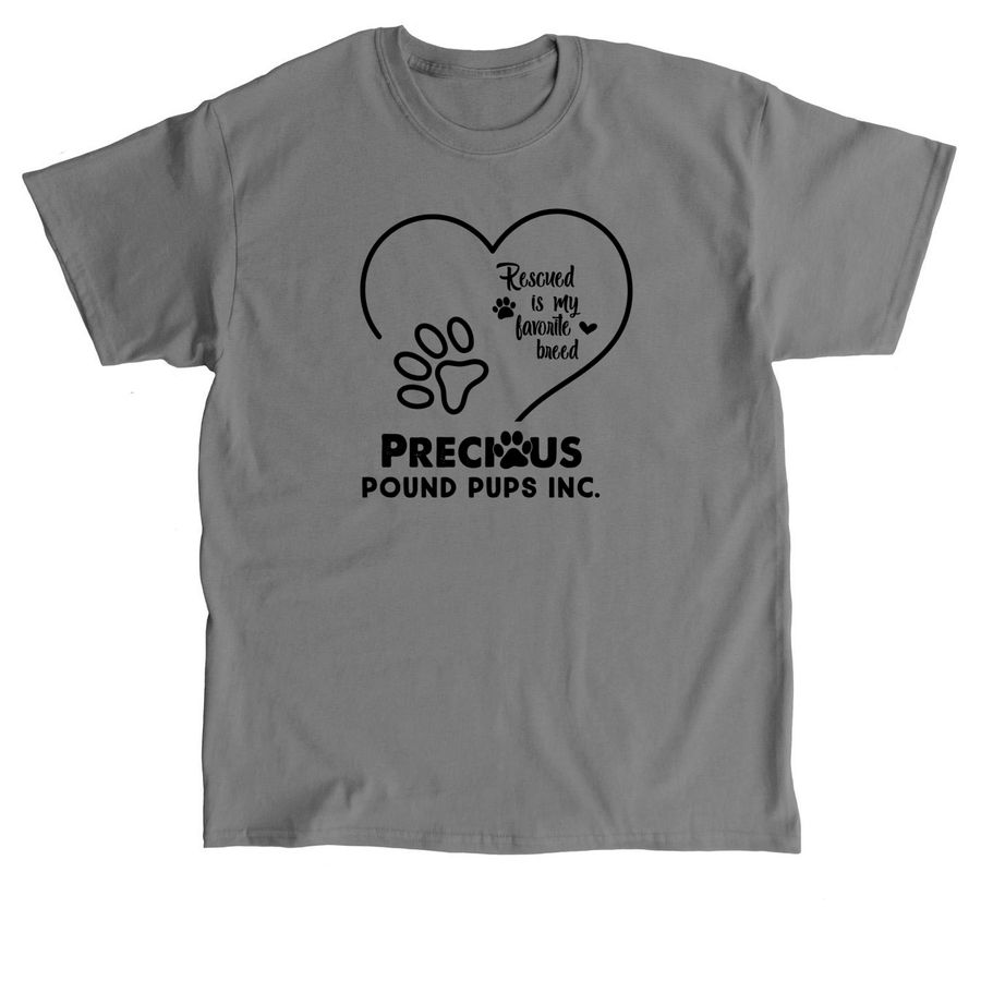 Help US save more pups!!!!, a Charcoal Classic Unisex Tee