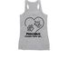 Help US save more pups!!!!, a Athletic Heather Women's Racerback