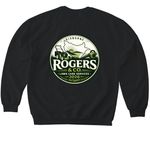 Rogers & Co. lawn care services&nbsp;, a Black Softstyle Crewneck Sweatshirt (back-view)