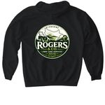 Rogers & Co. lawn care services&nbsp;, a Black Gildan Softstyle Pullover Hoodie (back-view)