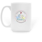 Dara Knot Distinction, a White Large Coffee Mug (back-view)