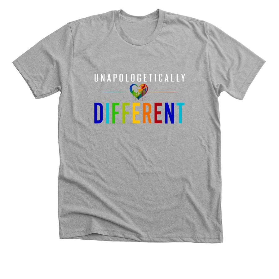 Defying Labels, Creating Possibilities, a Athletic Heather Premium Unisex Tee