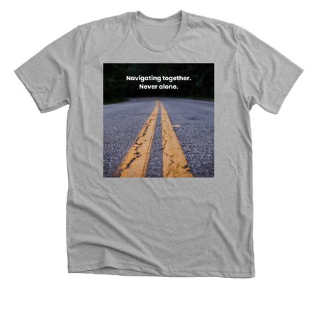 Navigating Together, a Athletic Heather Premium Unisex Tee