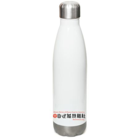 Shrine water bottle, a White Stainless Steel Water Bottle