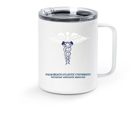 Sailfish run on caffeine, a White Stainless Steel Travel Mug