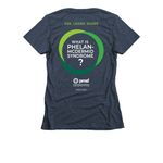 Phelan-McDermid Syndrome Awareness Day 2026, a Midnight Navy Women's Slim Fit Tee (back-view)
