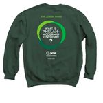 Phelan-McDermid Syndrome Awareness Day 2026, a Forest Crewneck Sweatshirt (back-view)