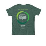Phelan-McDermid Syndrome Awareness Day 2026, a Heather Forest Premium Youth Tee (back-view)