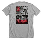 EL Dorado Fire & Rescue 50th Anniversary, a Athletic Heather Premium Unisex Tee (back-view)