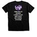 Otto's Journey, a Black Heather Premium Unisex Tee (back-view)
