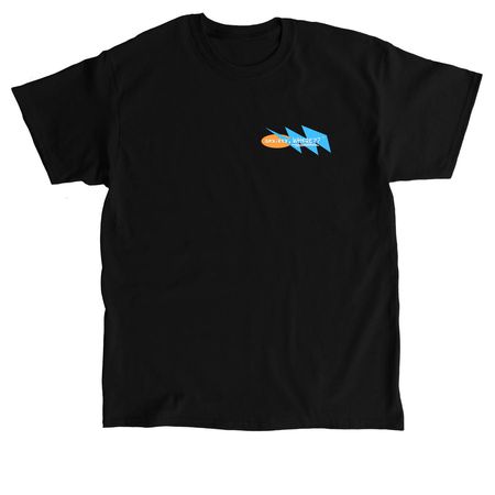 WORRIERS (Back), a Black Classic Unisex Tee