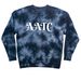 AATC Tie Dye, a Black Tie Dye Crewneck Sweatshirt