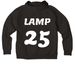 Lamp, a Deep Black Allmade Organic CVC Pullover Hoodie (back-view)