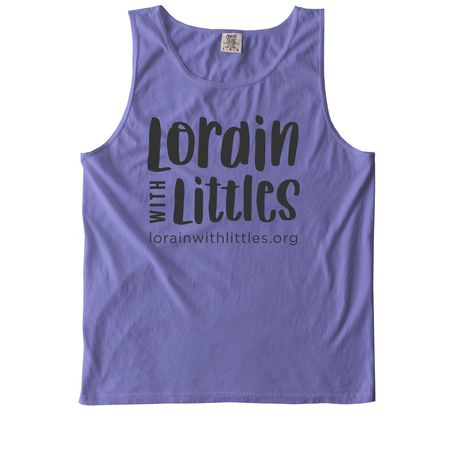 LwL Classic Logo (Adult & Youth), a Violet Comfort Colors Tank Top