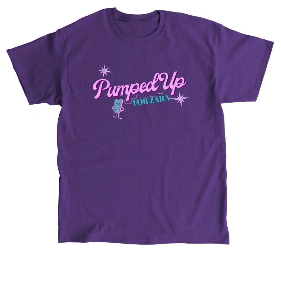 Pumped Up for Zara, a Purple Classic Unisex Tee