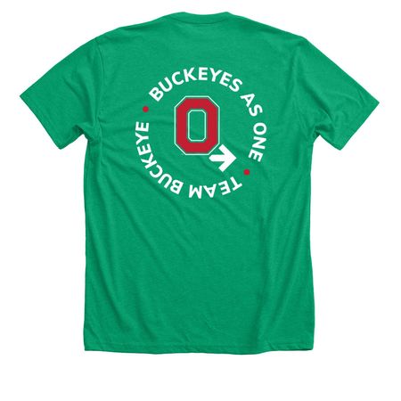 Pelotonia Team Buckeye Racing Tire 2026&nbsp;, a Heather Kelly Premium Unisex Tee (back-view)
