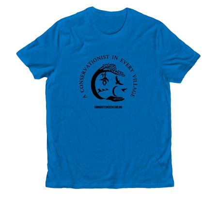 A Conservationist in Every Village&nbsp;, a Beacon Blue Allmade Organic Cotton Unisex Tee