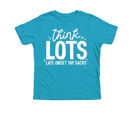 thinkLOTS, a Neon Blue Premium Youth Tee