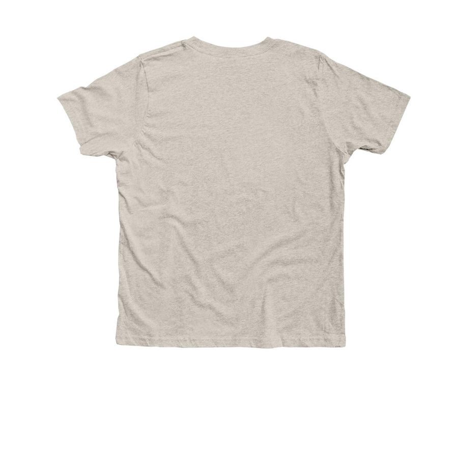 Bears Den 12, a Heather Dust Premium Youth Tee (back-view)