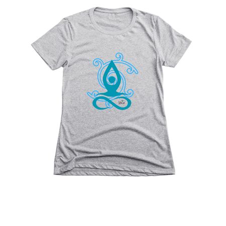 Vata, a Dark Heather Grey Women's Slim Fit Tee
