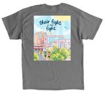 SJ - Walk/Run Shirt, a Charcoal Classic Unisex Tee (back-view)