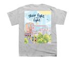SJ - Walk/Run Shirt, a Sport Grey Youth Unisex Tee (back-view)
