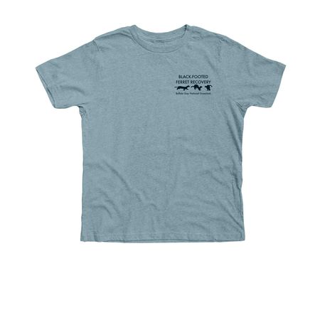 Front/Back BFF 30-Yr Anniversary Buffalo Gap, a Heather Blue Lagoon Premium Youth Tee