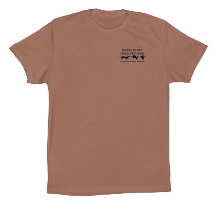 Front/Back BFF 30-Yr Anniversary Buffalo Gap, a Chestnut Premium Cotton Tee