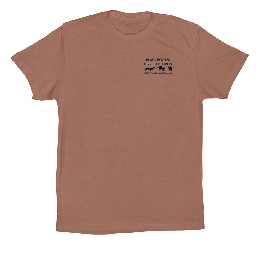 Front/Back BFF 30-Yr Anniversary Buffalo Gap, a Chestnut Premium Cotton Tee