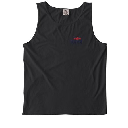 Will belay for chocolate, a Black Comfort Colors Tank Top