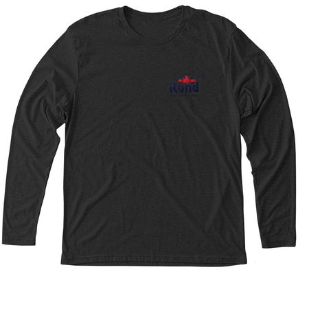 Will belay for chocolate, a Vintage Black Triblend Long Sleeve Tee