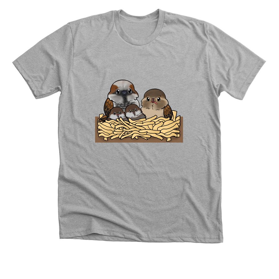 Sparrow Family&nbsp;, a Athletic Heather Premium Unisex Tee