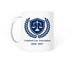 CLA Mug, a White Coffee Mug (back-view)