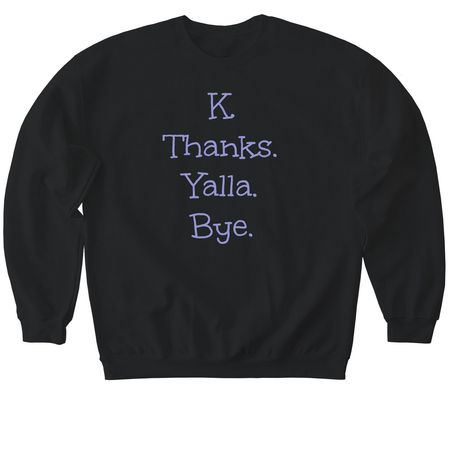 The Answer To Every Thing, a Black Softstyle Crewneck Sweatshirt