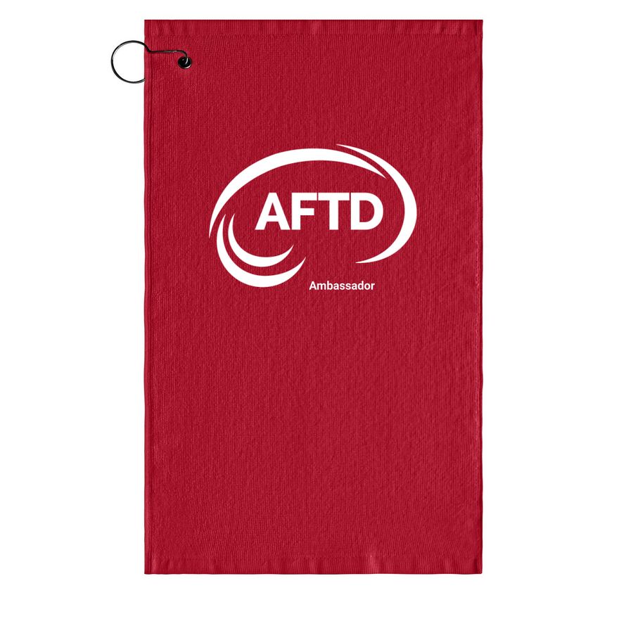 Ambassador Gift, a Red Golf Towel
