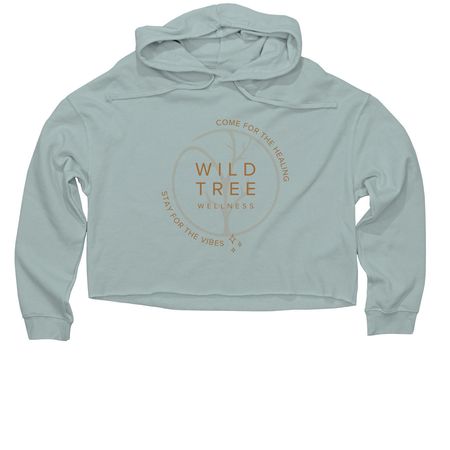 It's the vibes, a Sage Women?s Lightweight Cropped Hoodie