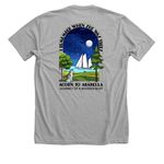 I Remember When She Was Trees, a Athletic Heather Premium Unisex Tee (back-view)