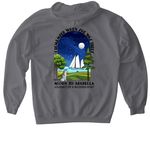 I Remember When She Was Trees, a Charcoal Gildan Softstyle Pullover Hoodie (back-view)