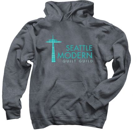 SeaMQG Logo Hoodie, a Dark Heather Pullover Hoodie