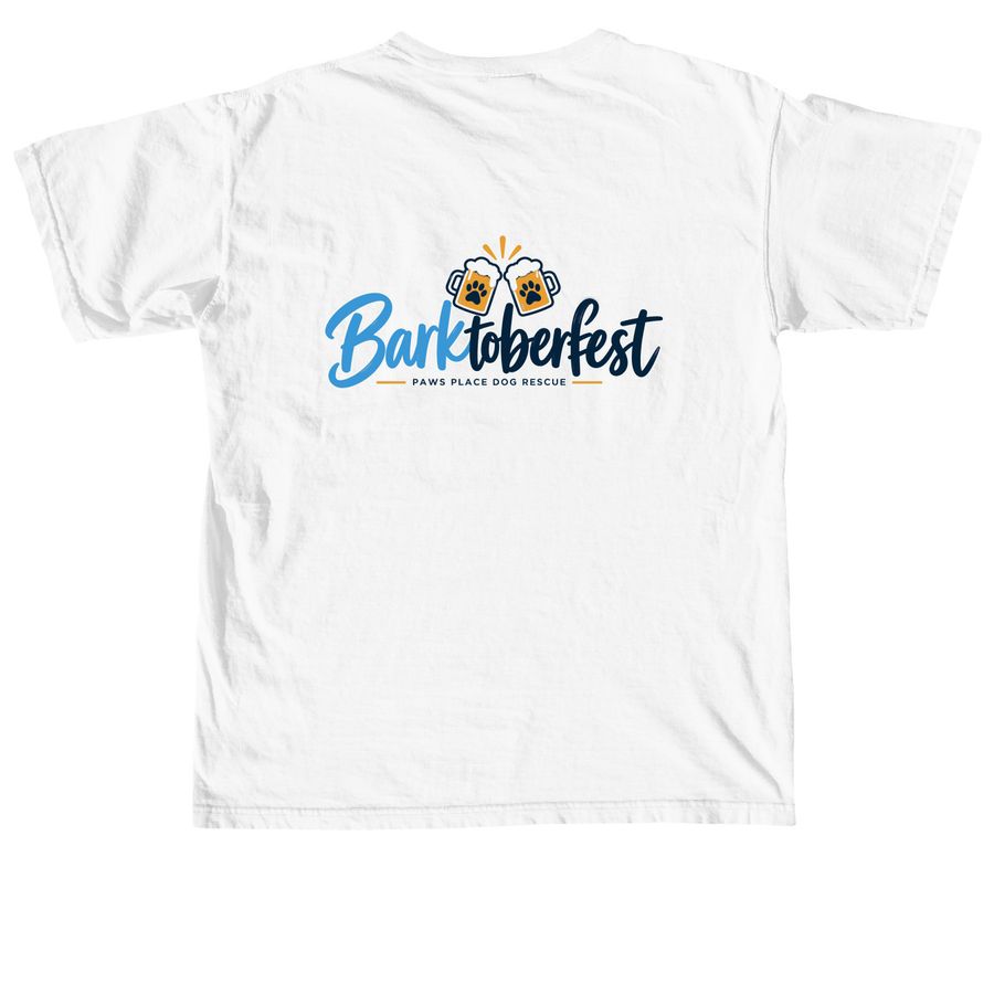 Barktoberfest, a White Comfort Colors Unisex Tee
