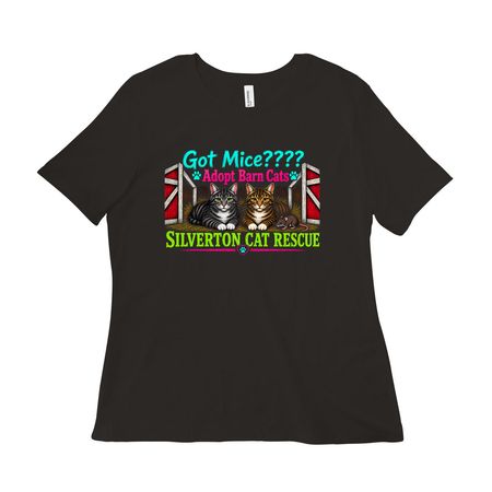 Rodent Patrol, a Black Women?s Relaxed Cotton Tee
